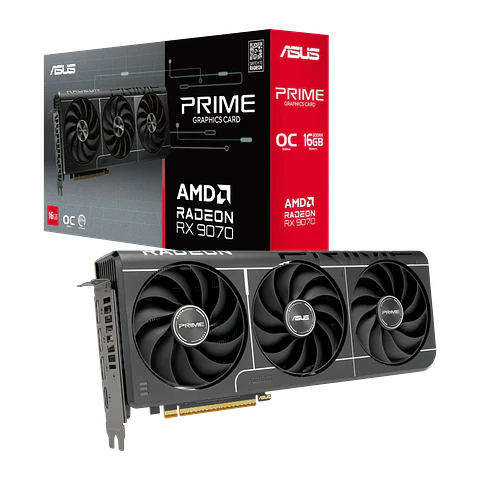 Tarjeta gráfica ASUS Prime Radeon RX 9070 OC 16GB GDDR6