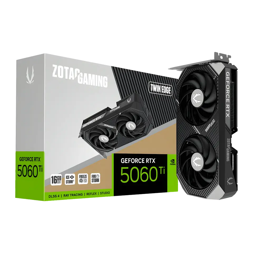 Tarjeta gráfica ZOTAC Gaming GeForce RTX 5060 AMP 8GB GDDR7 1