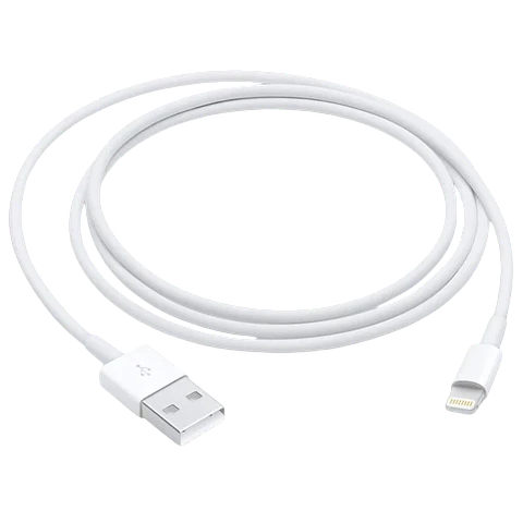 Cable Apple USB 2.0 a Lightning 1m Blanco
