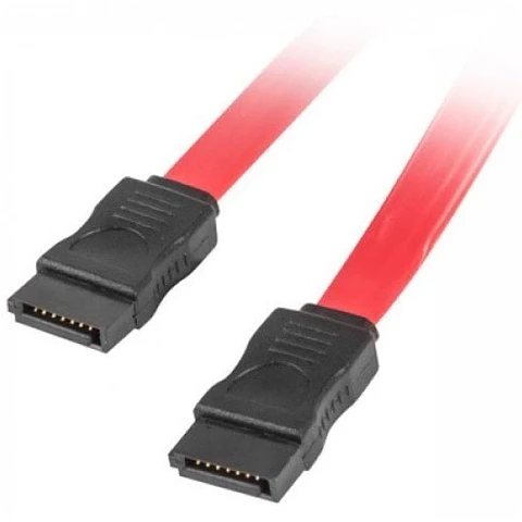 Cable SATA III 50cm - Rojo