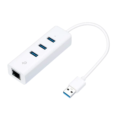 TP-LINK UE330 Adaptador de Red Hub USB 3.0 x 3 Puertos