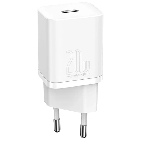Baseus Super Si Quick Charger 1C 20W Blanco - Cargador de pared