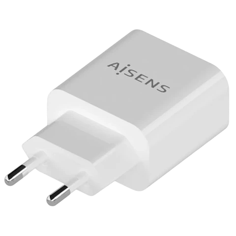 Aisens A110-0681 20W USB-C USB-A Blanco - Cargador de Pared