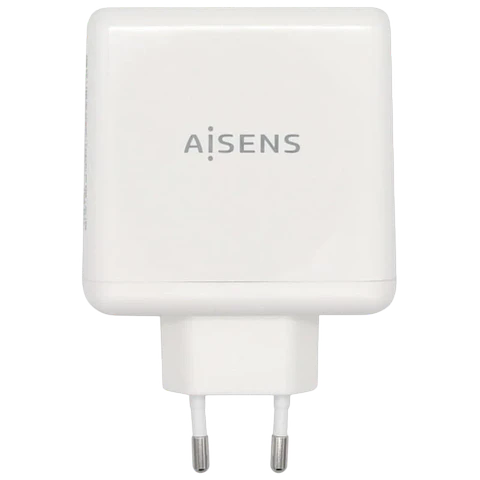 Cargador de Pared Aisens ASCH-2PD30QC-W 1xUSB Tipo-C 1x USB 48W Blanco