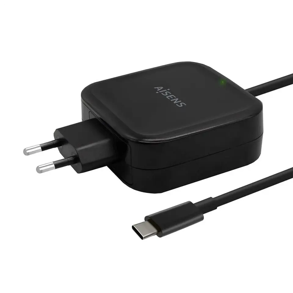 Aisens ASCH-1PD65WL-BK 65W USB Tipo-C Negro - Cargador de Pared 1