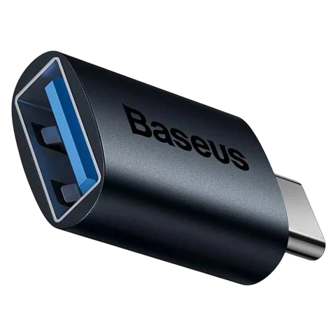 Baseus Ingenuity ZJJQ000001 USB 2.0 Negro - Adaptador USB-C a USB-A