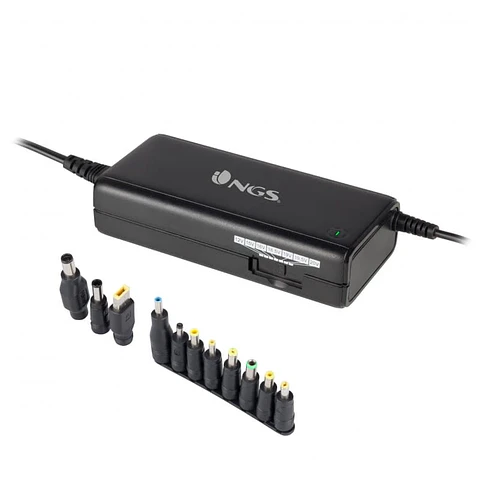 NGS BAN 90W LED Negro  - Cargador para portátil