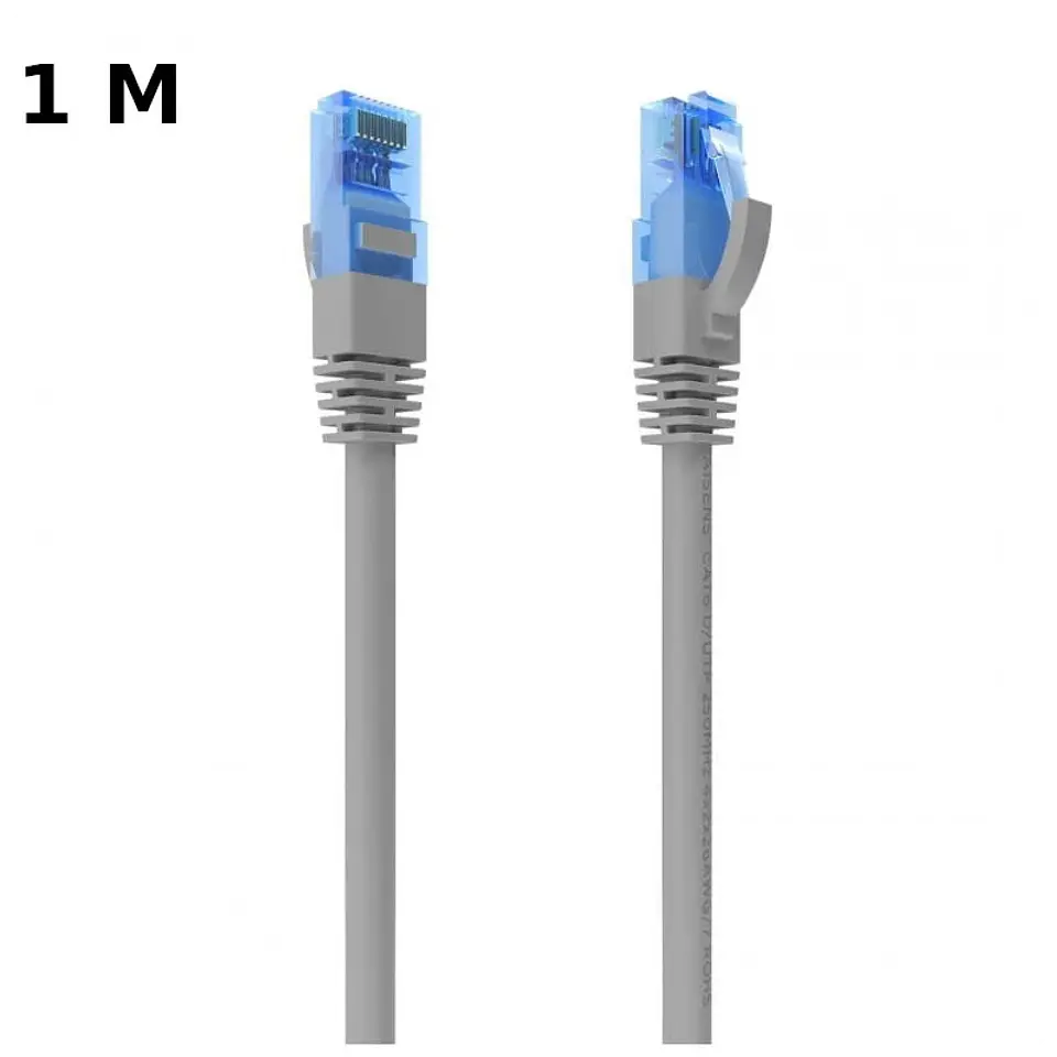 Cable de Red RJ45 Cat6 UTP CCA AWG26 hasta 1000Mbps 1m Aisens A135-0775 Gris 1