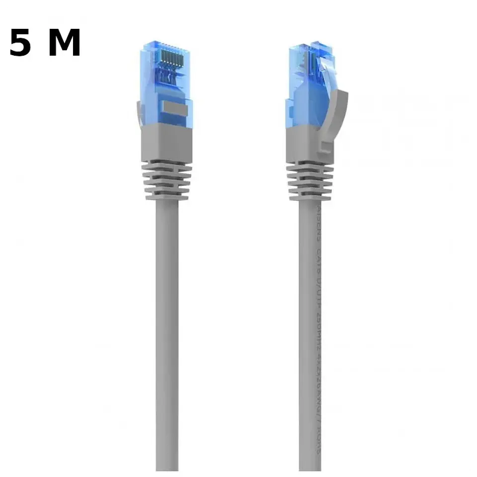 Cable de Red RJ45 Cat6 UTP CCA AWG26 hasta 1000Mbps 5m Aisens A135-0780 Gris 1