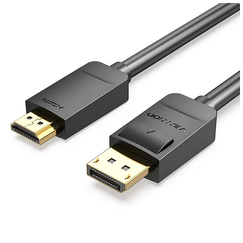 Vention  HADBG Displayport Macho - HDMI Macho - 1.5m Negro - Cable Conversor