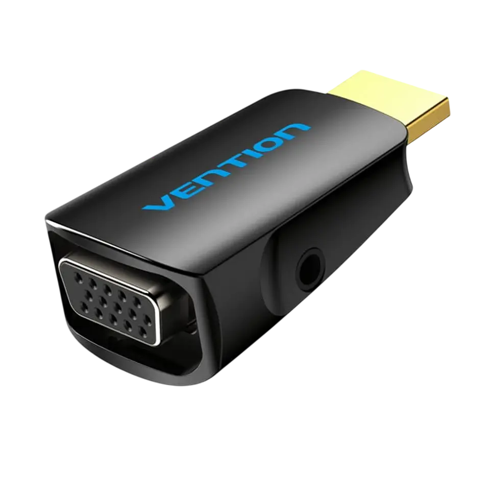 Vention  AIDB0 HDMI Macho a VGA Hembra Audio Jack 3.5mm - Adaptador Conversor 1