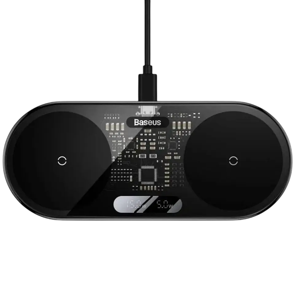 Baseus Dual USB-C 20W - Cargador Inalámbrico 1