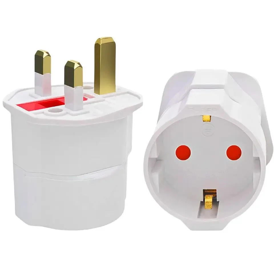 Adaptador enchufe UK a Europeo 1