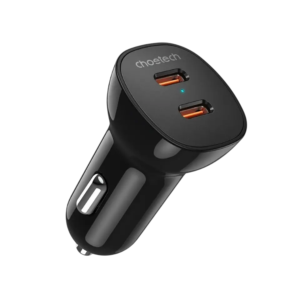 Choetech Cargador de Coche 40W 2xUSB-C 1