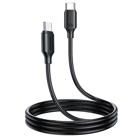 Joyroom Cable USB‑C a USB‑C 60 W Carga Rápida 1 m, Negro
