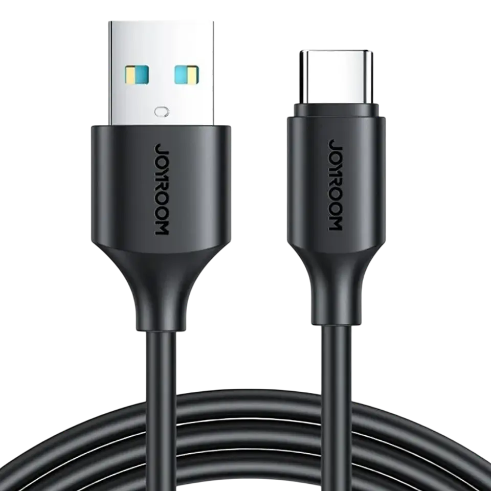 Joyroom Cable USB‑A a USB‑C 3 A 1 m, Negro 1