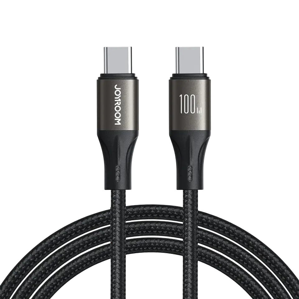 Joyroom Cable Light‑Speed Series 100 W USB‑C a USB‑C 1,2 m (Negro) 1