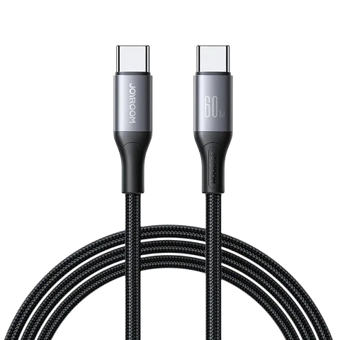 Joyroom Cable USB‑C a USB‑C Flash Series 60 W 2 m, Negro