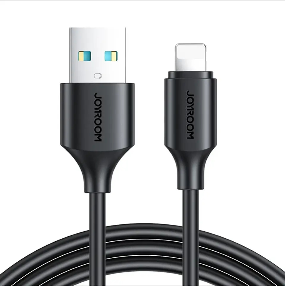 Cable Joyroom USB-A a Lighting Carga Rápida Negro 1