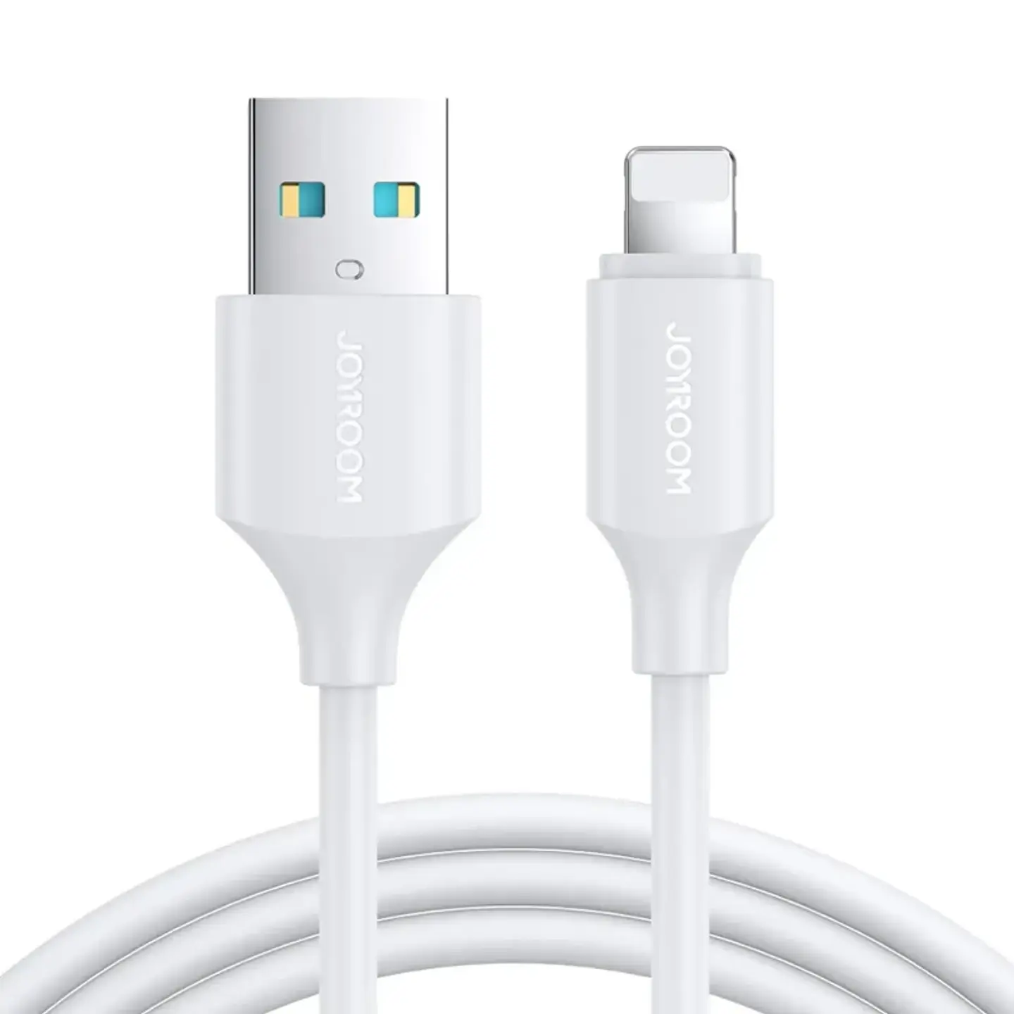 Cable Joyroom USB-A a Lightning Carga Rápida Blanco 1