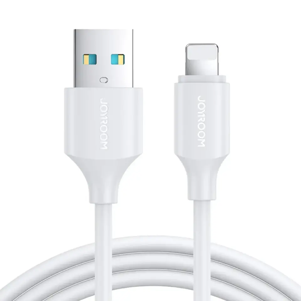 Cable Joyroom USB-A a Lightning Carga Rápida Blanco 1