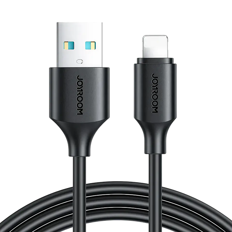 Cable Joyroom USB-A a Lightning Carga Rápida Negro 1