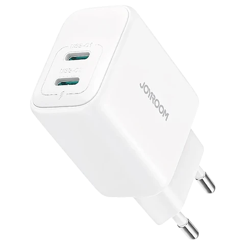 Cargador de carga rápida Joyroom con doble puerto 20W Tipo-C