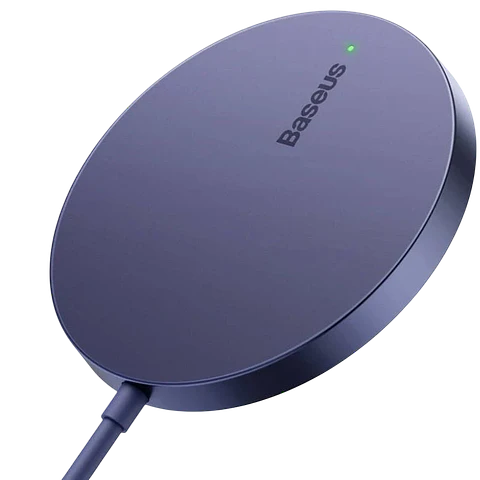 Baseus Simple Mini 3 15W Malva - Cargador inalámbrico