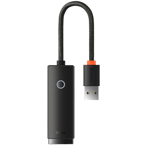 Baseus Lite Series Adaptador USB a RJ45 Negro