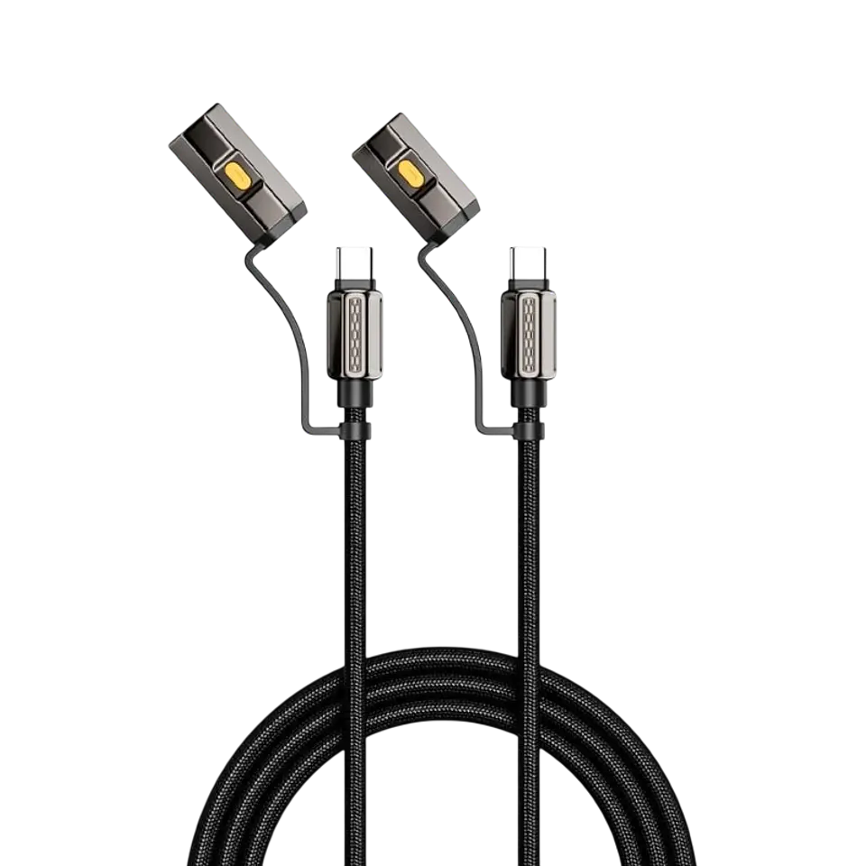 Cable Ultra-Resistente Carga Rápida 3 en 1 240W USB-C 1