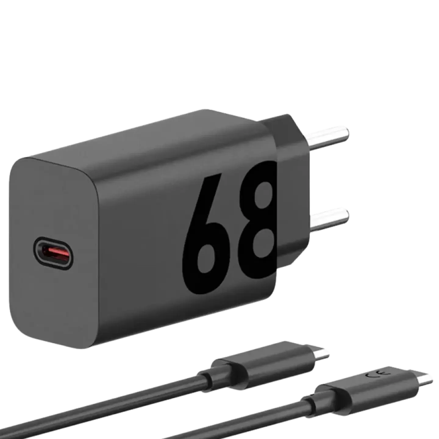Motorola TurboPower 68W EU Carga rápida - Cargador Universal con cable 1m Negro 1