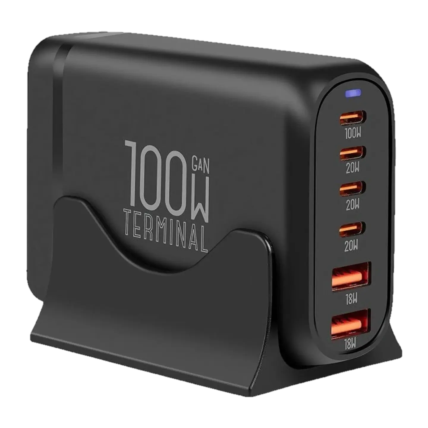 OBAL:ME Terminal GaN Desk Charger 4C2A 100W Black 1