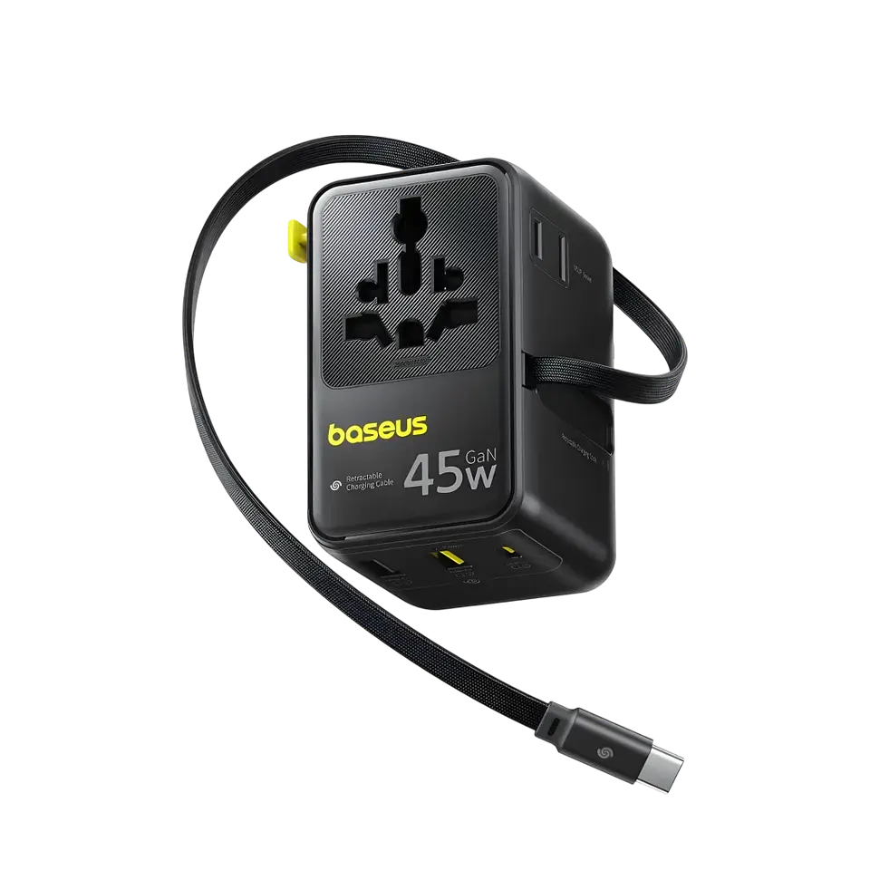 Baseus PicoGo AG11 Fast Universal 45W Travel Charger 45W Cosmic Black 1