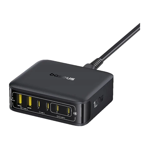 Cargador Baseus E0120T00 120W Negro Carga Rápida Universal