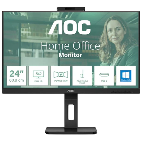AOC 24P3CW 23.8 FullHD IPS Webcam Negro