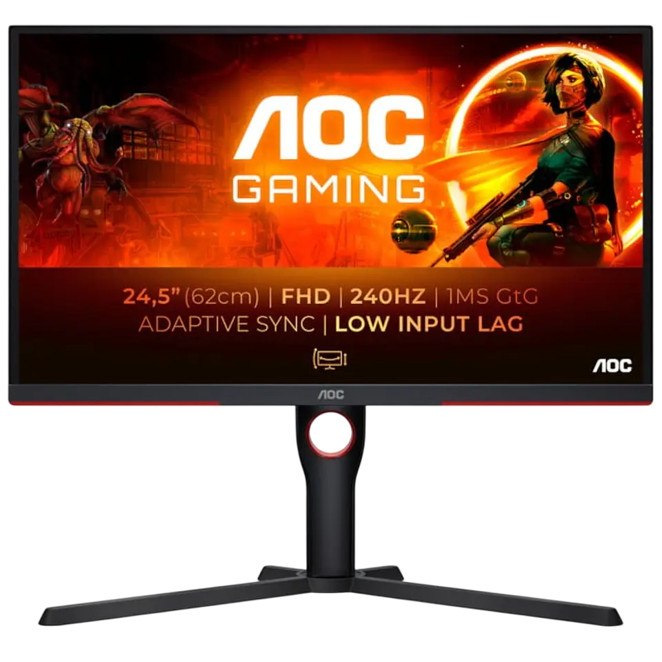 AOC G3 25G3ZM/BK 24.5 FullHD VA 240 Hz FreeSync Premium Negro 1