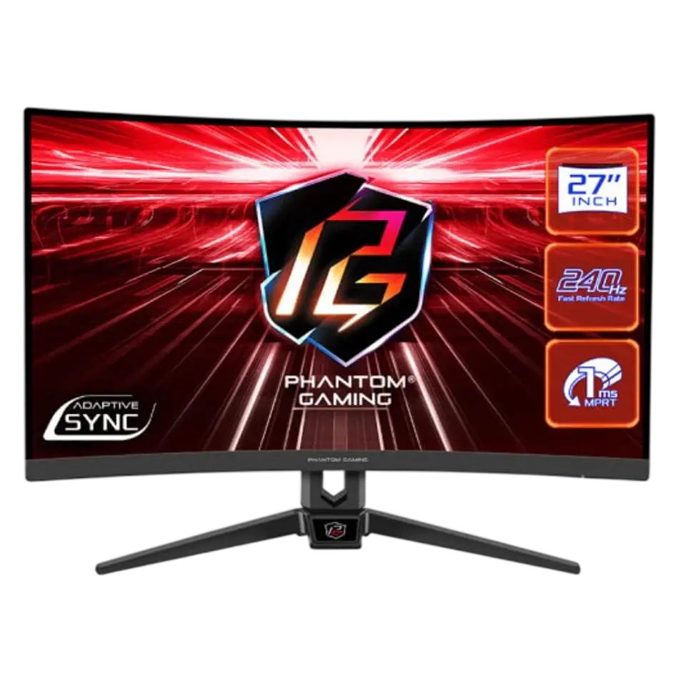 Asrock PG27F15RS1A 27 FullHD VA Curvo 240 Hz Freesync Negro - Monitor Gaming 1