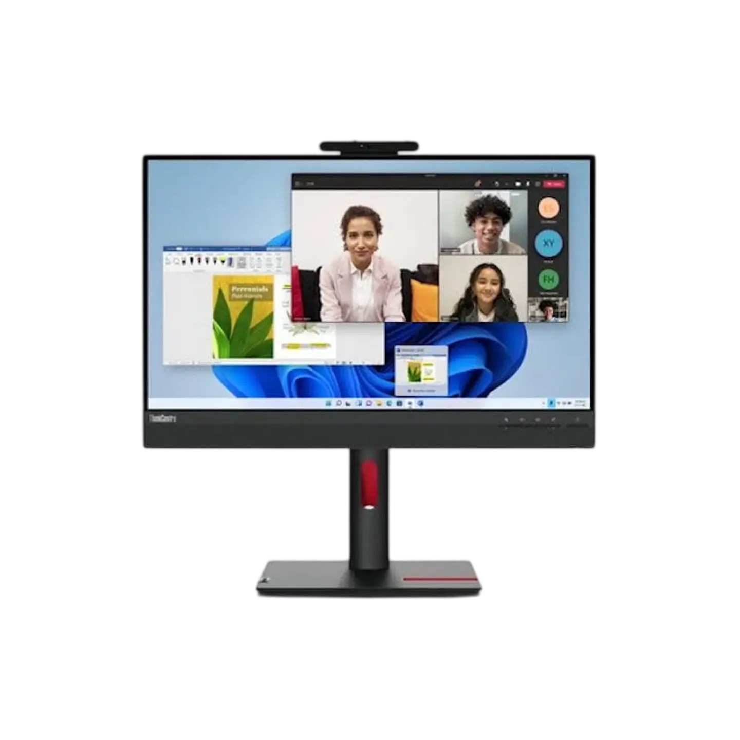 Lenovo ThinkCentre Tiny-In-One 23.8 FullHD IPS Negro - Monitor PC 1