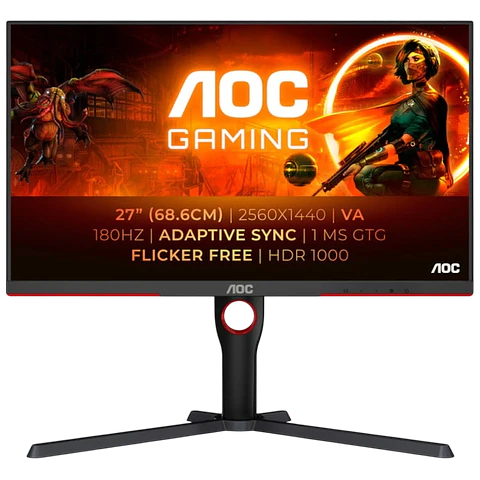 AOC G3 Q27G3XMN/BK 27 2K Ultra HD VA 180 Hz Negro
