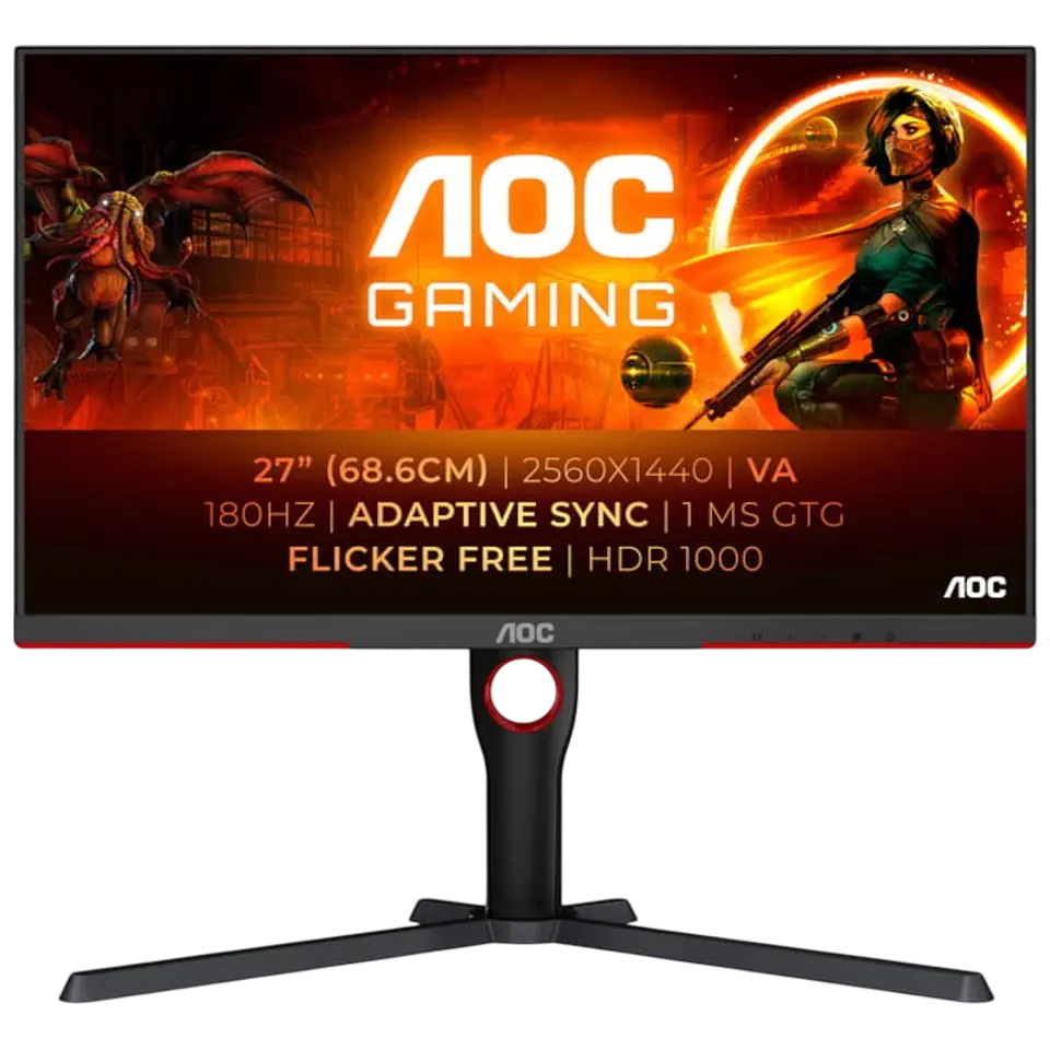 AOC G3 Q27G3XMN/BK 27 2K Ultra HD VA 180 Hz Negro 1