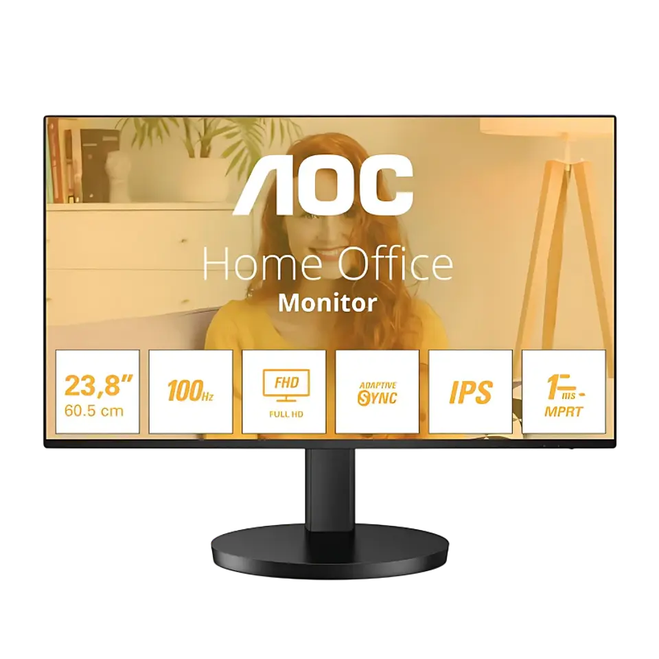 AOC 24B3HA2 23.8 Full HD IPS 100Hz Adaptive Sync Negro 1
