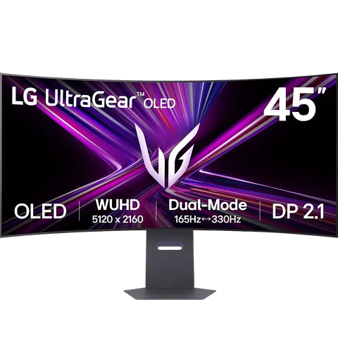 LG UltraGear 45GX950A-B 45 5K2K OLED 165Hz Hz 0,03 ms G-Sync FreeSyn Negro