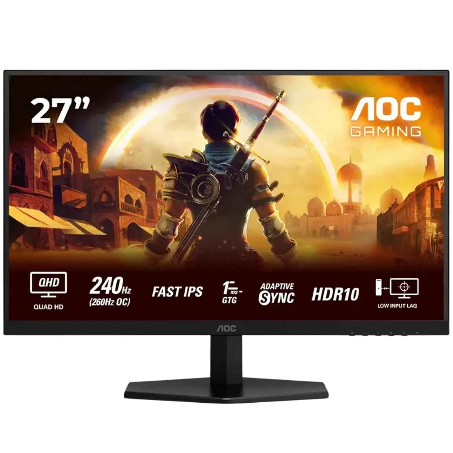 AOC Q27G42ZE 27 Wide Quad HD LCD Fast IPS 240 Hz/260 OC 1 ms Adaptative Sync Negro 1