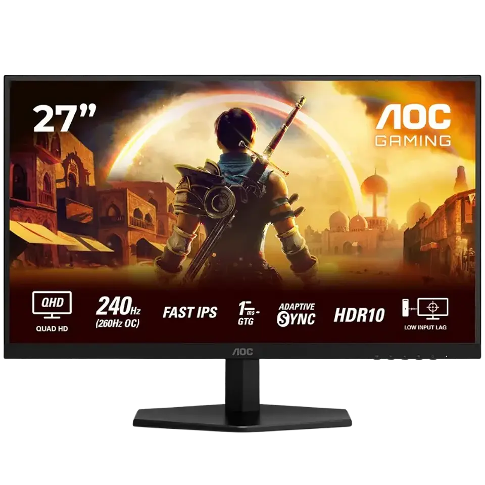 AOC Q27G42ZE 27 Wide Quad HD LCD Fast IPS 240 Hz/260 OC 1 ms Adaptative Sync Negro 1