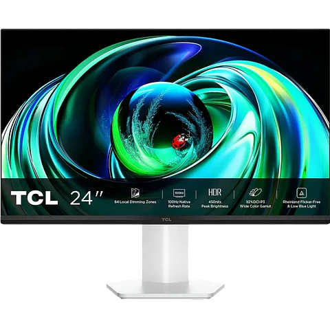 TCL 24G54 Monitor 23,8" 100 Hz MiniLED VA Blanco