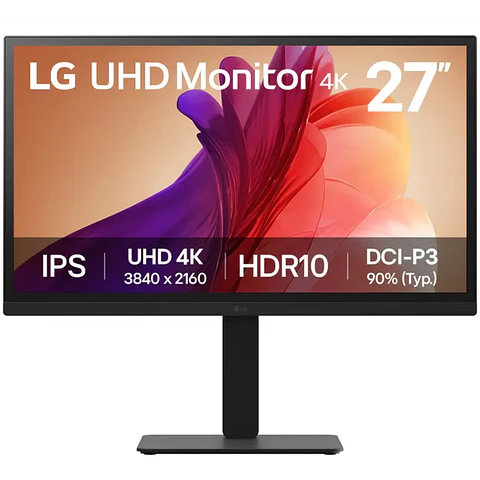 LG 27BA45U-B pantalla para PC 68,6 cm (27") 3840 x 2160 Pixeles 4K Ultra HD Negro