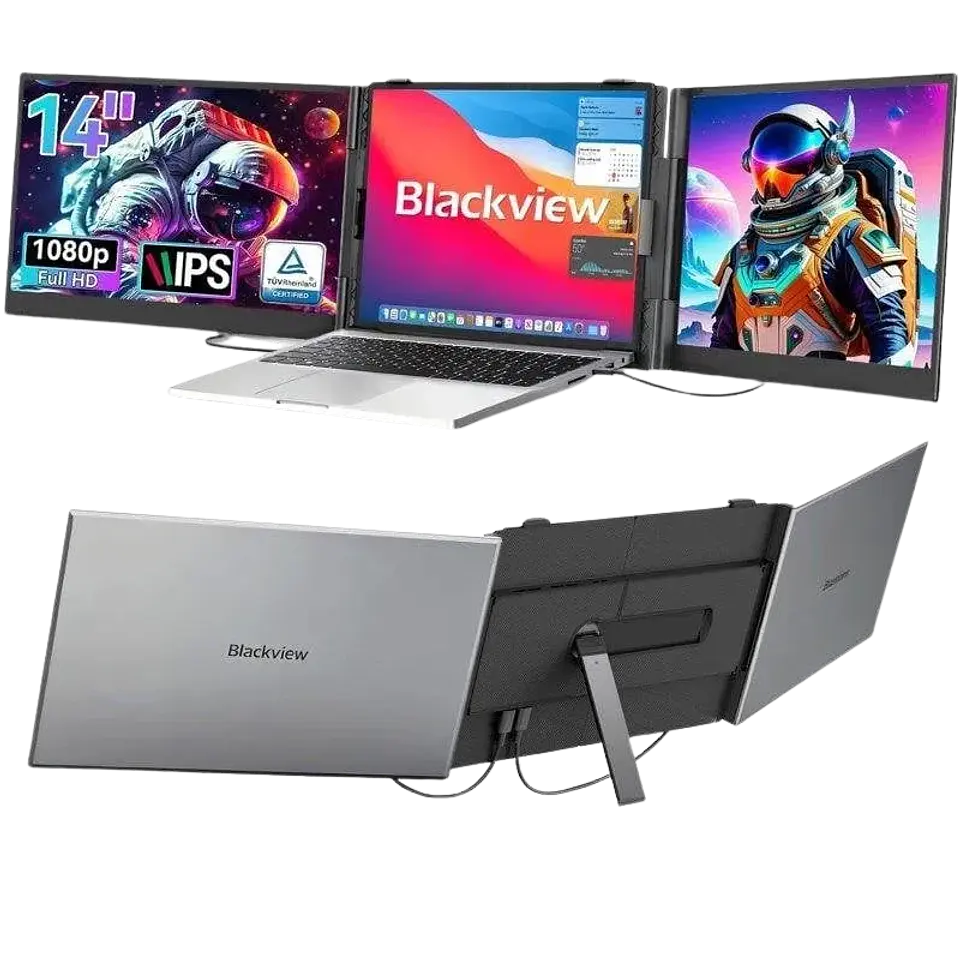 Monitor Blackview DCM6 14  FullHD 60Hz IPS Dual USB-C Ultra Delgado Aluminio 1
