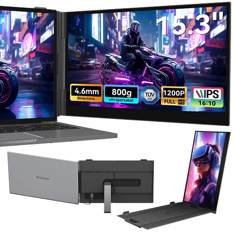 Monitor Portátil Blackview SCM8  15.3''  1080P IPS