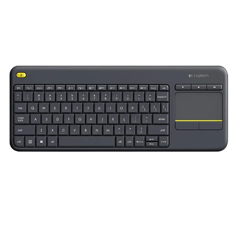 Teclado Inalámbrico de Membrana Logitech K400 Plus con Touch Keyboard Negro