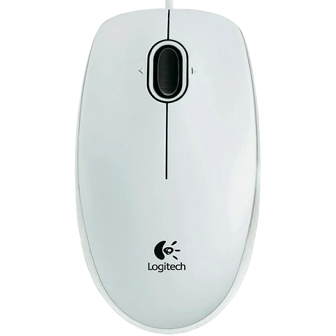 Ratón Logitech B100 Blanco USB - 800 DPI